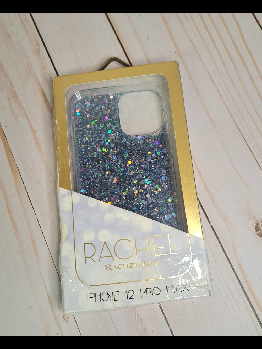 RACHEL Rachel Roy Used IPhone 12 Pro Max Glitter Phone Case